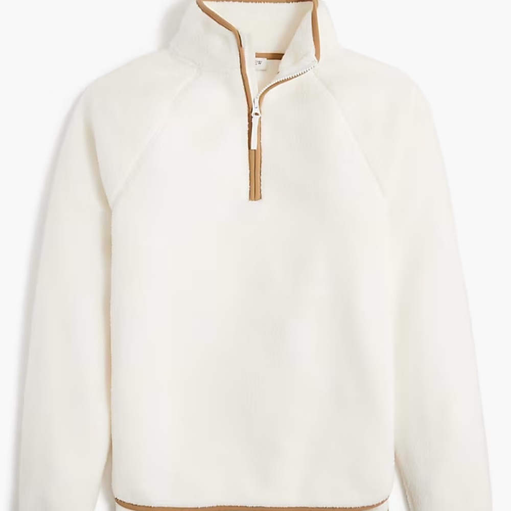 NWT J. crew Sherpa tunic pullover xsmall